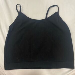 black tank top